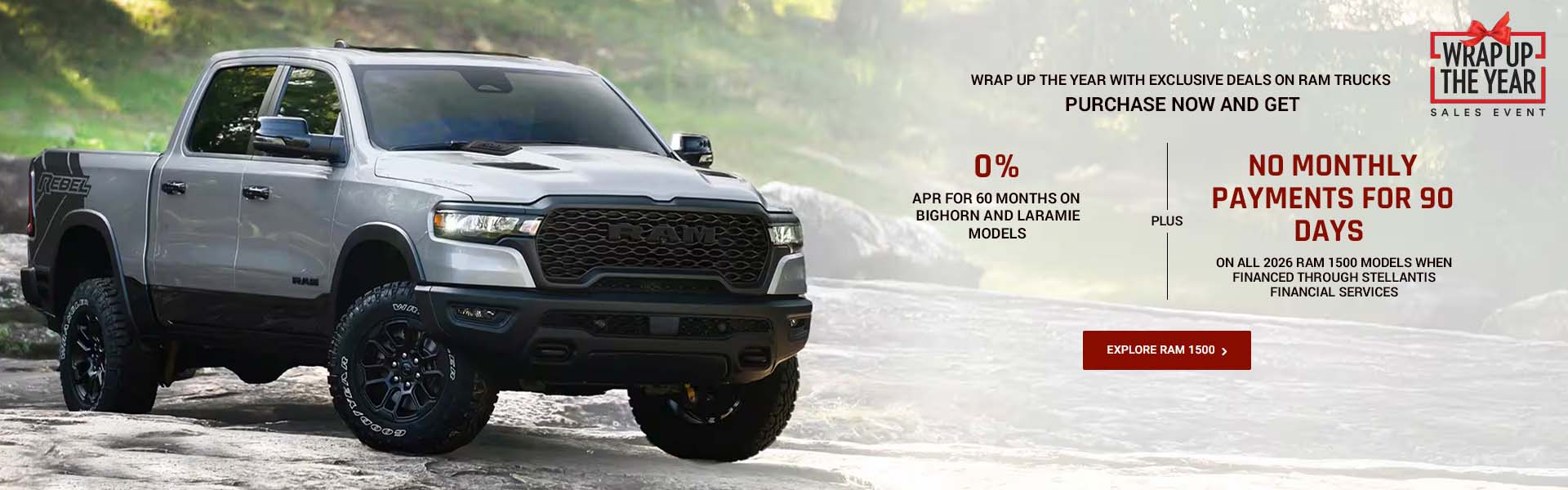 Wrap Up The Year Sales Event