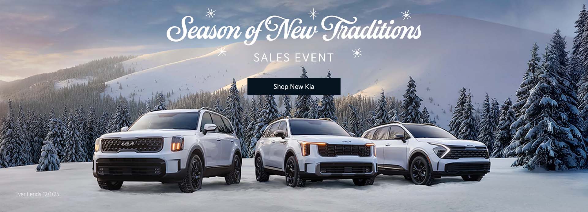 Anderson Kia's Seasons of New Traditions Sales Event